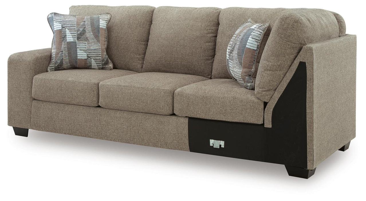 Newellen Sleeper Sectional with Chaise - Carl's Furniture (Garden City, KS)