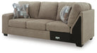 Newellen Sleeper Sectional with Chaise - Carl's Furniture (Garden City, KS)