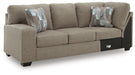 Newellen Sleeper Sectional with Chaise - Carl's Furniture (Garden City, KS)