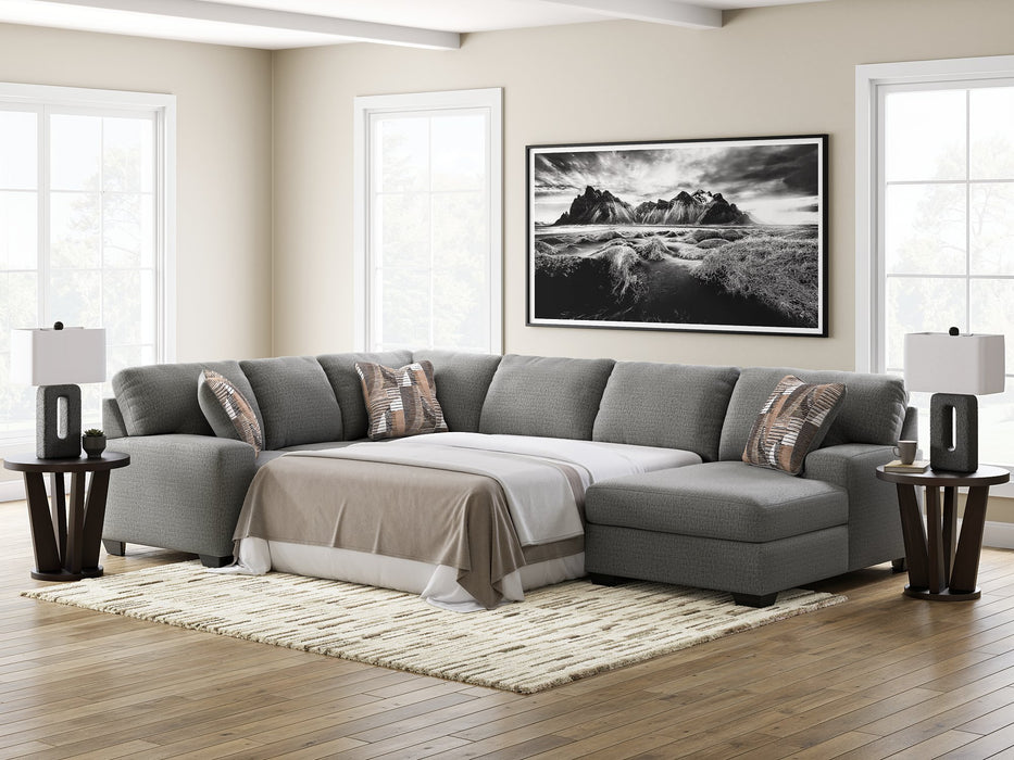 Clarington Sleeper Sectional with Chaise - Carl's Furniture (Garden City, KS)