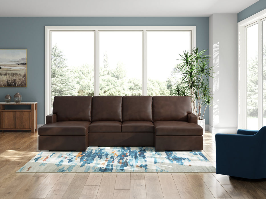 McDowlan Sectional with Double Chaise - Carl's Furniture (Garden City, KS)