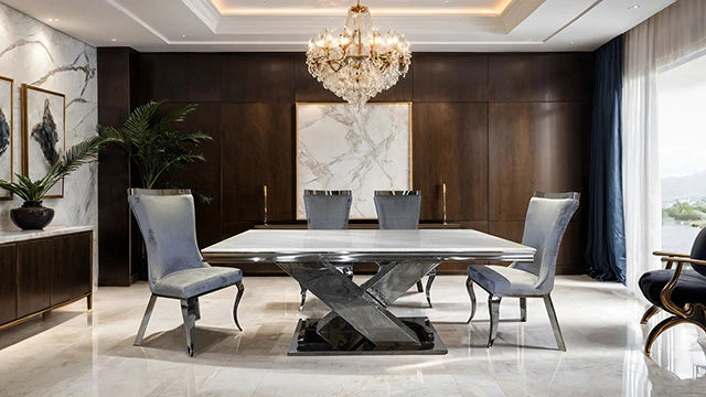 Palazzo 7 Pc Dining Table Set