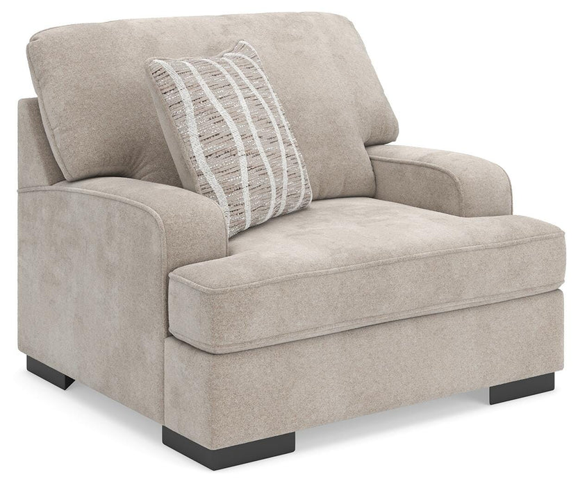 High Profile Chair & Ottoman Living Room Set - Carl's Furniture (Garden City, KS)