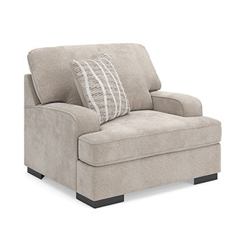 High Profile Chair & Ottoman Living Room Set - Carl's Furniture (Garden City, KS)