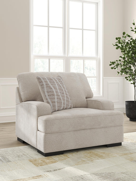 High Profile Chair & Ottoman Living Room Set - Carl's Furniture (Garden City, KS)