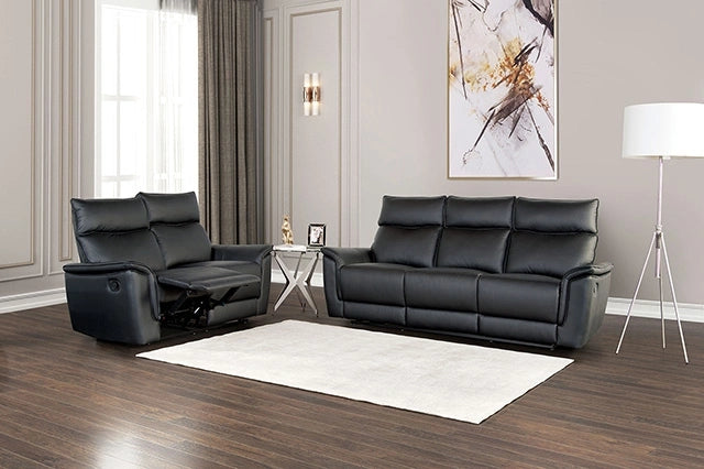Bienne Recliner Chair White & Black