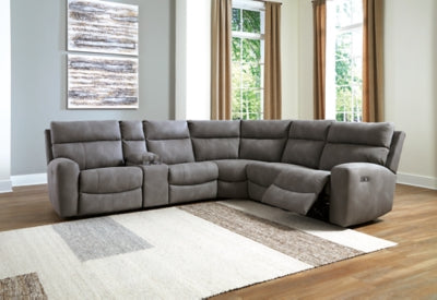 Next-Gen DuraPella Power Reclining Sectional - Carl's Furniture (Garden City, KS)