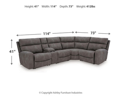 Next-Gen DuraPella Power Reclining Sectional - Carl's Furniture (Garden City, KS)