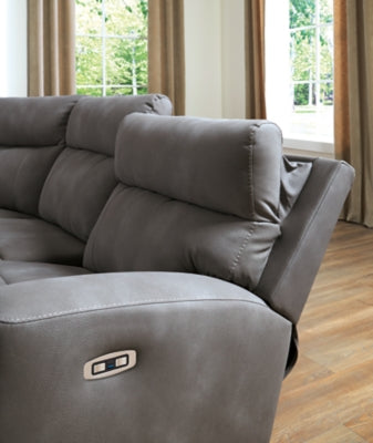 Next-Gen DuraPella Power Reclining Sectional - Carl's Furniture (Garden City, KS)