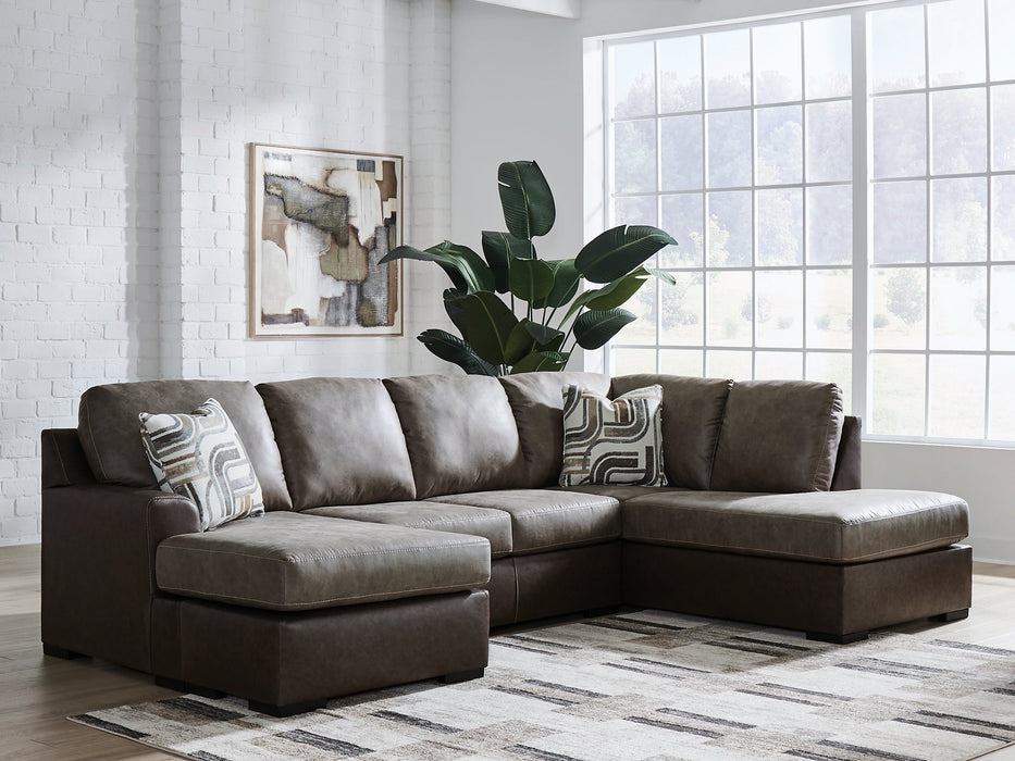 Castille Way Sleeper Sectional with Chaise - Carl's Furniture (Garden City, KS)