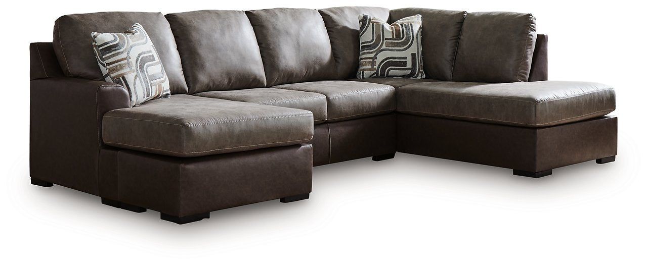Castille Way Sleeper Sectional with Chaise - Carl's Furniture (Garden City, KS)