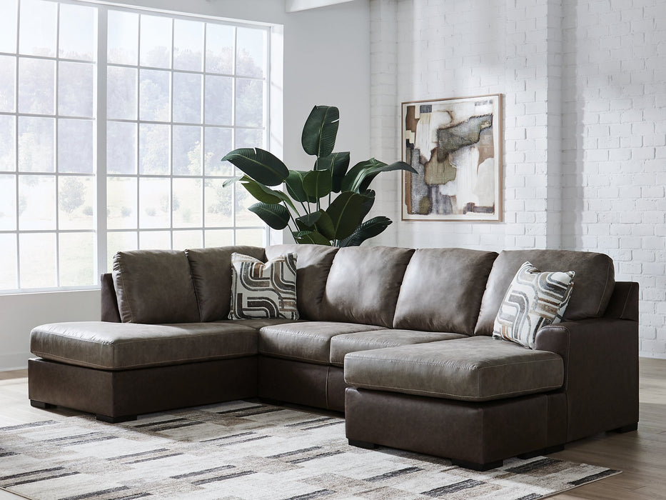 Castille Way Sleeper Sectional with Chaise - Carl's Furniture (Garden City, KS)