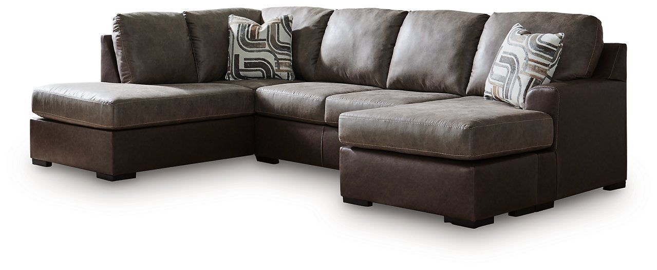Castille Way Sleeper Sectional with Chaise - Carl's Furniture (Garden City, KS)