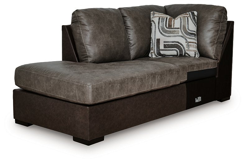 Castille Way Sleeper Sectional with Chaise - Carl's Furniture (Garden City, KS)