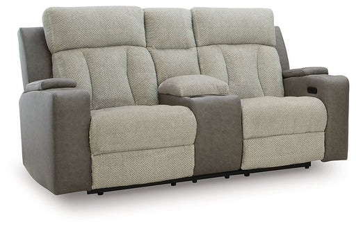 WhipLash Power Reclining Loveseat with Console - Carl's Furniture (Garden City, KS)
