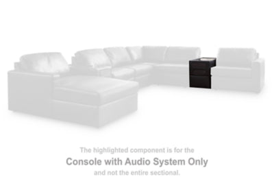 Modmax II Sectional with Chaise and Audio Consoles - Carl's Furniture (Garden City, KS)