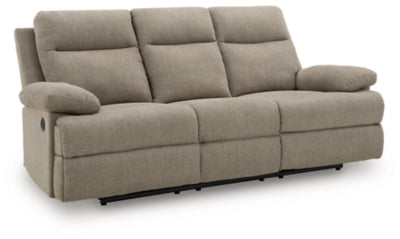Side-Swipe Reclining Sofa with Drop Down Table - Carl's Furniture (Garden City, KS)