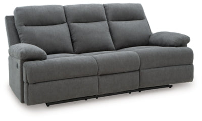Side-Swipe Reclining Sofa with Drop Down Table - Carl's Furniture (Garden City, KS)