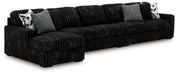 Midnight-Madness Sectional with Chaise - Carl's Furniture (Garden City, KS)