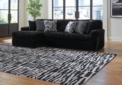 Midnight-Madness Sectional Sofa with Chaise - Carl's Furniture (Garden City, KS)