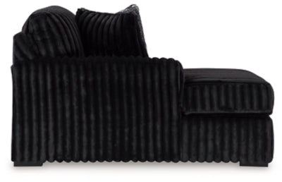 Midnight-Madness Sectional Sofa with Chaise - Carl's Furniture (Garden City, KS)