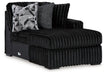 Midnight-Madness Sectional with Chaise - Carl's Furniture (Garden City, KS)