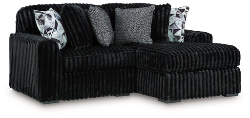 Midnight-Madness Sectional with Chaise - Carl's Furniture (Garden City, KS)