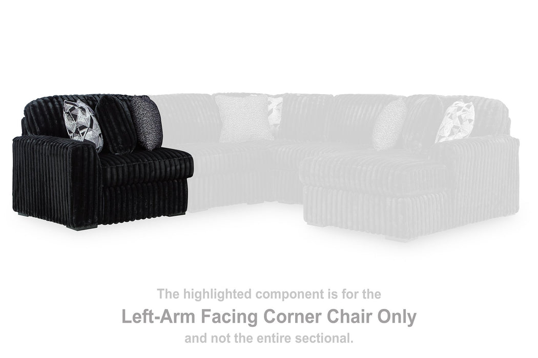 Midnight-Madness Sectional Sofa - Carl's Furniture (Garden City, KS)