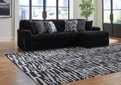 Midnight-Madness Sectional Sofa with Chaise - Carl's Furniture (Garden City, KS)
