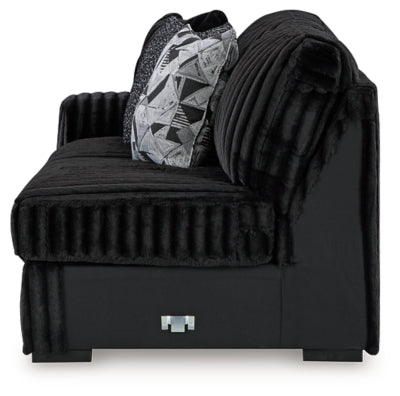 Midnight-Madness Sectional Sofa with Chaise - Carl's Furniture (Garden City, KS)