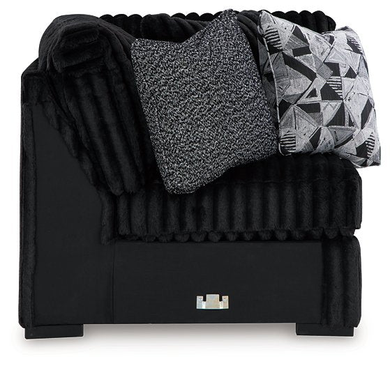 Midnight-Madness Sectional with Chaise - Carl's Furniture (Garden City, KS)