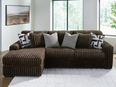 Midnight-Madness Sectional Sofa with Chaise - Carl's Furniture (Garden City, KS)