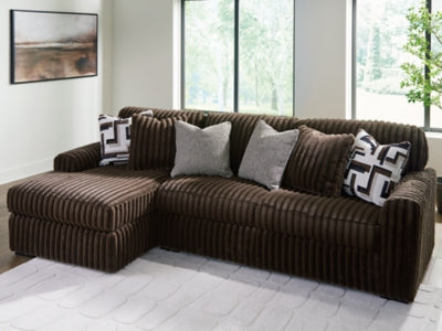 Midnight-Madness Sectional Sofa with Chaise - Carl's Furniture (Garden City, KS)