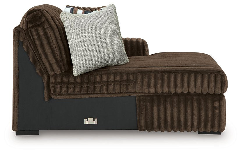 Midnight-Madness Sectional with Chaise - Carl's Furniture (Garden City, KS)