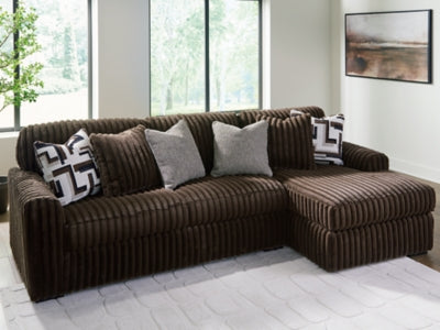 Midnight-Madness Sectional Sofa with Chaise - Carl's Furniture (Garden City, KS)