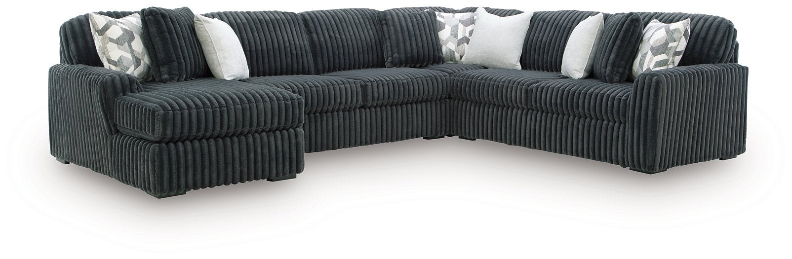 Midnight-Madness Sectional with Chaise - Carl's Furniture (Garden City, KS)