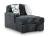 Midnight-Madness Double Chaise 3-Piece Sectional - Carl's Furniture (Garden City, KS)