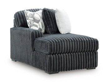 Midnight-Madness Double Chaise 3-Piece Sectional - Carl's Furniture (Garden City, KS)