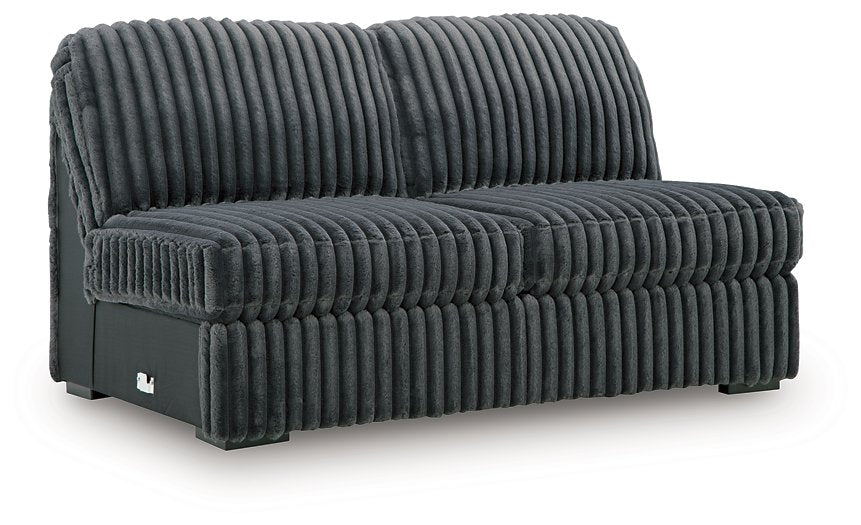 Midnight-Madness Double Chaise 3-Piece Sectional - Carl's Furniture (Garden City, KS)
