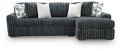 Midnight-Madness Sectional Sofa with Chaise - Carl's Furniture (Garden City, KS)