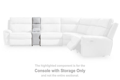 Social Pointe Reclining Sectional with Storage Consoles - Carl's Furniture (Garden City, KS)