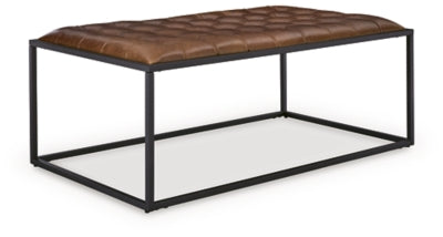 Junsor Coffee Table Ottoman - Carl's Furniture (Garden City, KS)