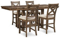 Moriville Counter Height Dining Set - Carl's Furniture (Garden City, KS)