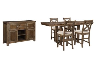 Moriville Counter Height Dining Set - Carl's Furniture (Garden City, KS)