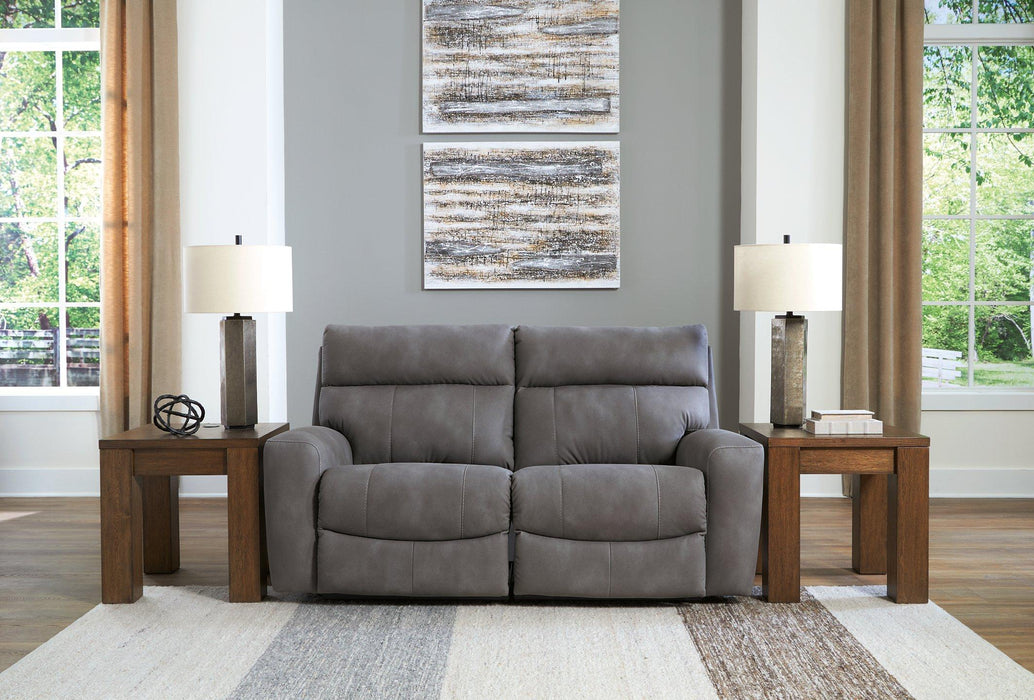 Next-Gen DuraPella Power Reclining Sectional Loveseat - Carl's Furniture (Garden City, KS)