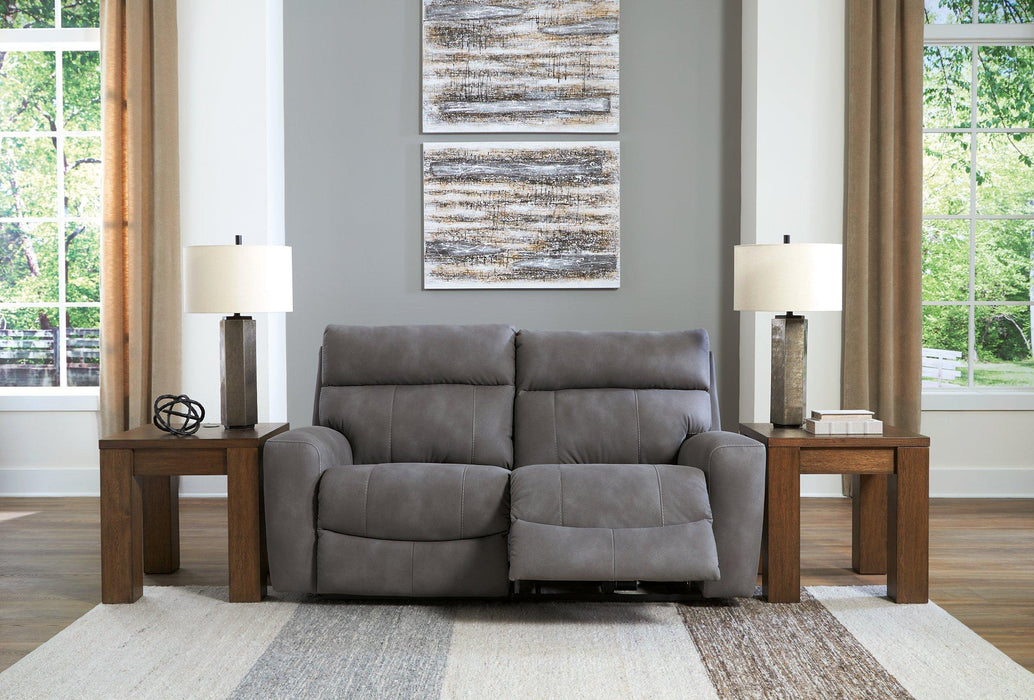 Next-Gen DuraPella Power Reclining Sectional Loveseat - Carl's Furniture (Garden City, KS)