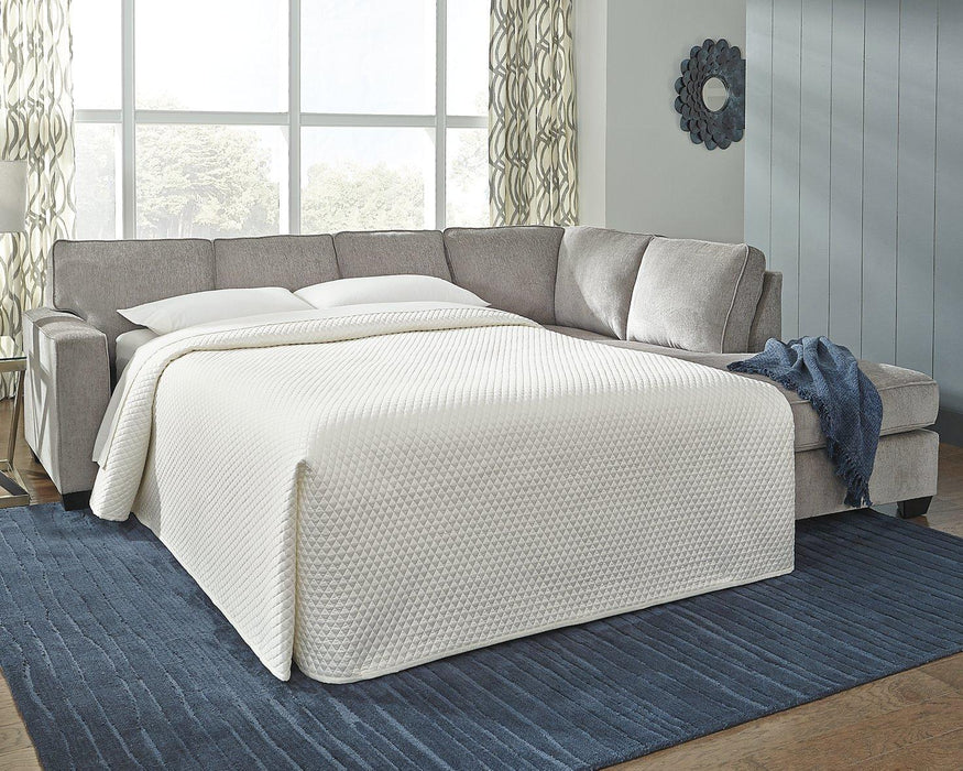 Altari Sleeper Sectional with Chaise - Carl's Furniture (Garden City, KS)