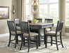 Tyler Creek Counter Height Dining Set - Carl's Furniture (Garden City, KS)
