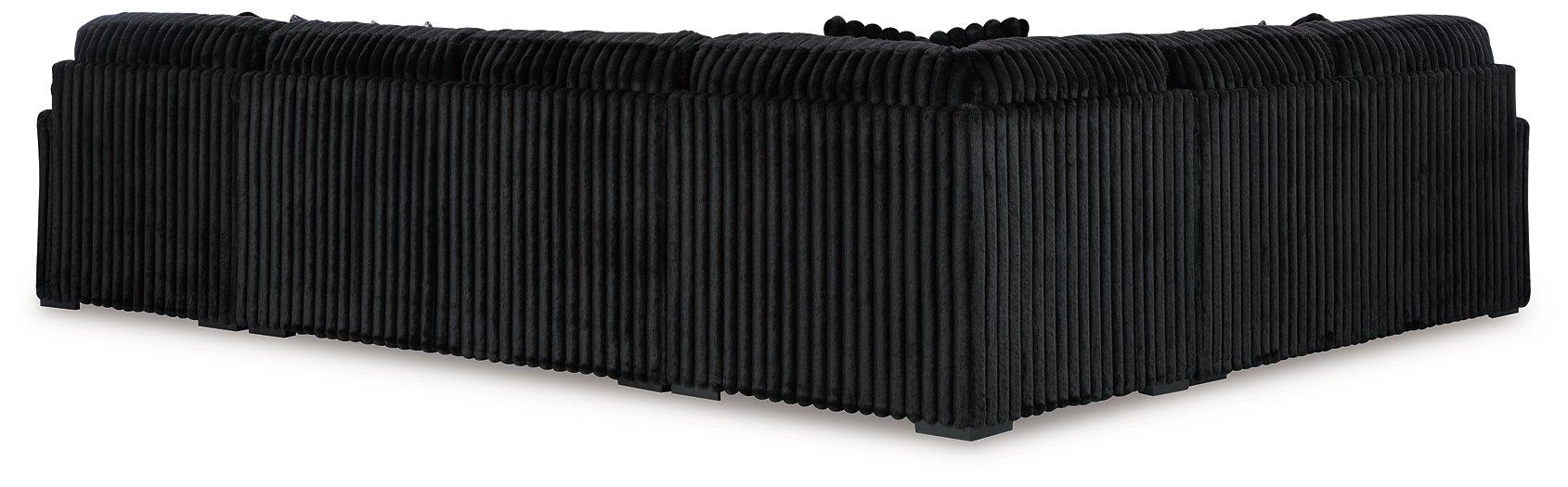 Midnight-Madness Sectional with Chaise - Carl's Furniture (Garden City, KS)