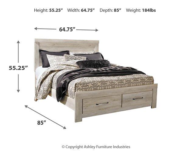 Bellaby Bed with 2 Storage Drawers - Carl's Furniture (Garden City, KS)